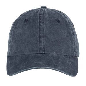 Native Spirit Unisex Adult Faded Washed Baseball Cap / Navy Blue